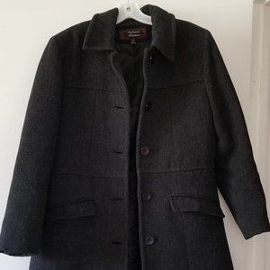 Stephanie Mathews wool topcoat